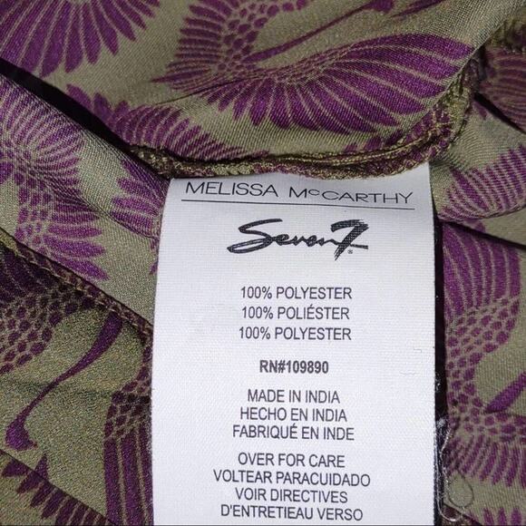 MELISSA MC CARTHY SEVEN7 TUNIC BLOUSE‎ SIZE 1X - Picture 4 of 6